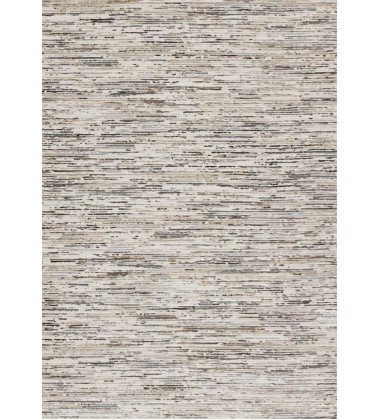  (G613/9121 160230)-Luca Beige Grey Organic Lines Rug, 5'3