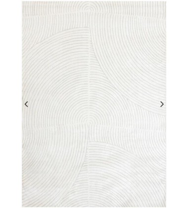  (G925/4161 160230)-Hayden Light Cream Swirl Rug, 5'3