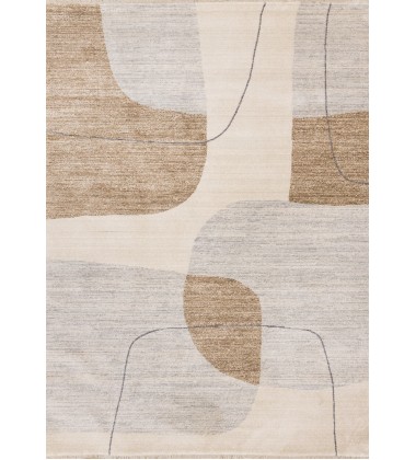  (H347/2757 240310)-Marisa Grey Brown Cream Geometric Rug, 7'10