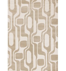  (H939/0151 240320)-Leo Beige Cream Mid-Century Modern Design Rug, 7'10