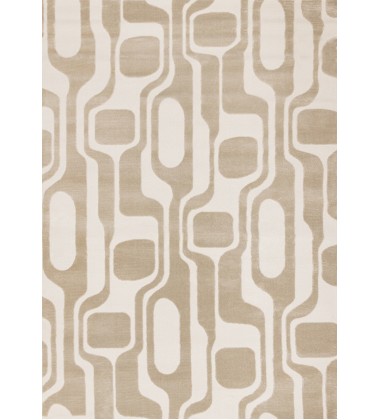  (H939/0151 240320)-Leo Beige Cream Mid-Century Modern Design Rug, 7'10