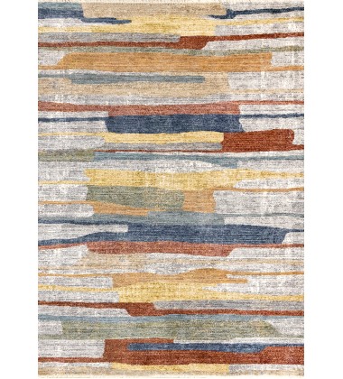  (H943/2636 160240)-Muse Multi Modern Paint Drip Design, 5'3