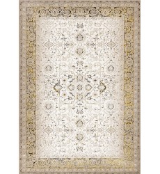  (Z226/Z137 160230)-Zola Cream Yellow Black Elegant Classic Rug, 5'3