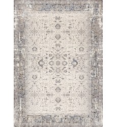  (Z226/Z231 160230)-Zola Cream Blue Black Elegant Classic Rug, 5'3