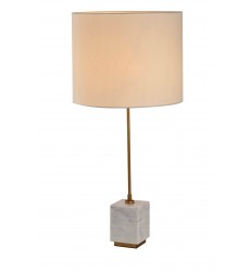 Kandil-Table Lamps-(tl5573white)-White x Gold  Kandil-Table Lamps-(tl5573white)-White x Gold