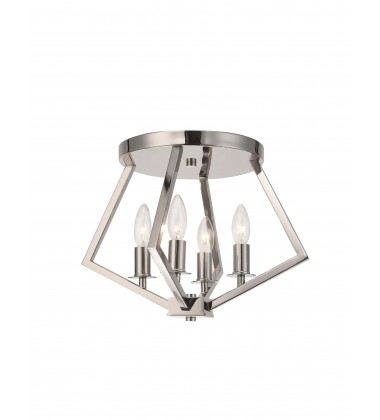  Kandil-Flush Mounts-(yg201-4c-pn)-Polished Nickel