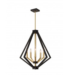  Kandil-Chandeliers-(yg201-5p-bk-br)-Black x Gold