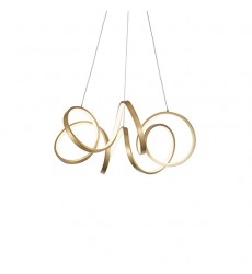  Synergy Antique Brass Down Chandeliers (CH93824-AN) - Kuzco Lighting