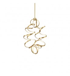  Synergy Antique Brass Down Chandeliers (CH93934-AN) - Kuzco Lighting
