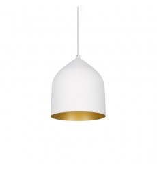  Helena White with Gold  Down Pendants (PD9108-WH/GD) - Kuzco Lighting