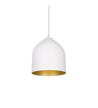  Helena White with Gold  Down Pendants (PD9108-WH/GD) - Kuzco Lighting