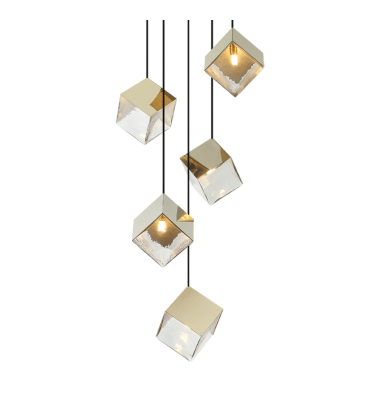  40W G9 Champagne Gold Metal Pendants (C30505CG) - Matteo
