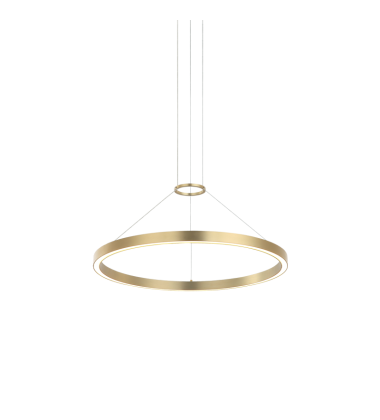  28W LED Brushed Gold Metal Chandelier (C30824BG) - Matteo Modern