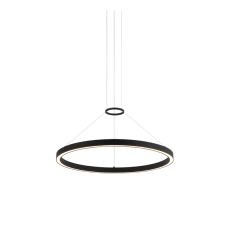  36W LED Matte Black Metal Chandelier (C30824MB) - Matteo Modern