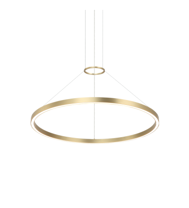  36W LED Brushed Gold Metal Chandelier (C30832BG) - Matteo Modern