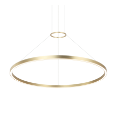  48W LED Brushed Gold Metal Chandelier (C30840BG) - Matteo Modern