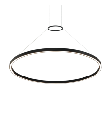  48W LED Matte Black Metal Chandelier (C30840MB) - Matteo Modern