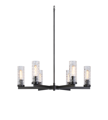 60 Watt Candelabra E12 Black Metal Pendants (C32106BK) - Matteo 60 Watt Candelabra E12 Black Metal Pendants (C32106BK) - Matteo