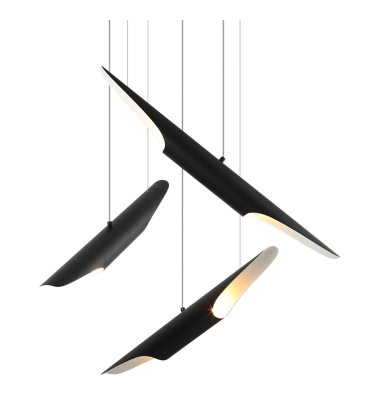  40 Watt Candelabra E12  Matte Black Metal Chandelier (C32416MB) - Matteo