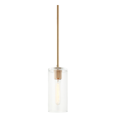 40W Medium Base Aged Gold Brass Metal Pendants (C32501AG) - Matteo