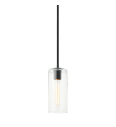  40W Medium Base Matte Black Metal Pendants (C32501MB) - Matteo