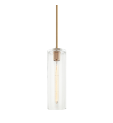  40W Medium Base Aged Gold Brass Metal Pendants (C32511AG) - Matteo