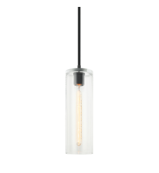  40W Medium Base Matte Black Metal Pendants (C32511MB) - Matteo