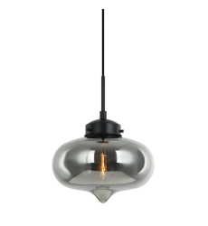  60 Watt Medium E26  Smoke Metal Pendant (C41403SM) - Matteo