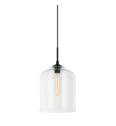  60 Watt Medium E26  Clear Metal Pendant (C41404CL) - Matteo
