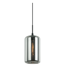  60 Watt Medium E26  Smoke Metal Pendant (C41408SM) - Matteo