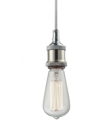 60 Watt Medium E26 Chrome Metal Pendant (C46100CH) - Matteo 60 Watt Medium E26 Chrome Metal Pendant (C46100CH) - Matteo
