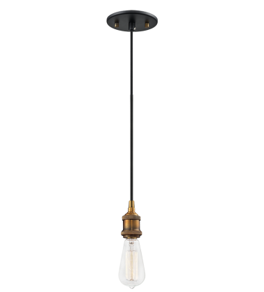  60 Watt Medium E26 Warm Gold Metal Pendant (C46100WG) - Matteo