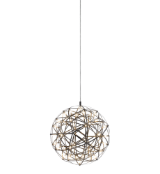  LED TUBE BLUB  Plating Black Metal Chandelier (C48616PB) - Matteo