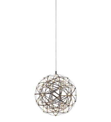  LED TUBE BLUB  Plating Black Metal Chandelier (C48616PB) - Matteo