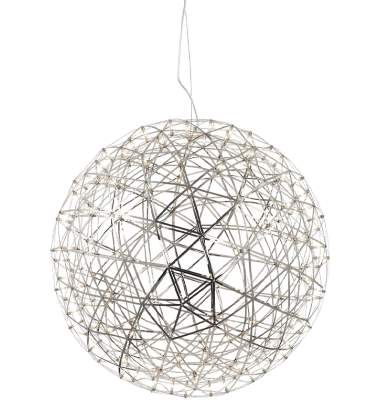  LED TUBE BLUB  Chrome Metal Chandelier (C48637CH) - Matteo