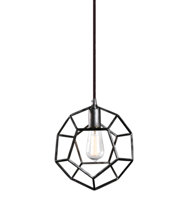100 Watt Medium E26 Rusty Black Metal Pendant (C54601RB) - Matteo 100 Watt Medium E26 Rusty Black Metal Pendant (C54601RB) - Matteo