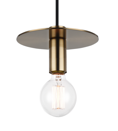 60 Watt Medium E26 Aged Gold Brass Metal Pendant (C54911AG) - Matteo 60 Watt Medium E26 Aged Gold Brass Metal Pendant (C54911AG) - Matteo