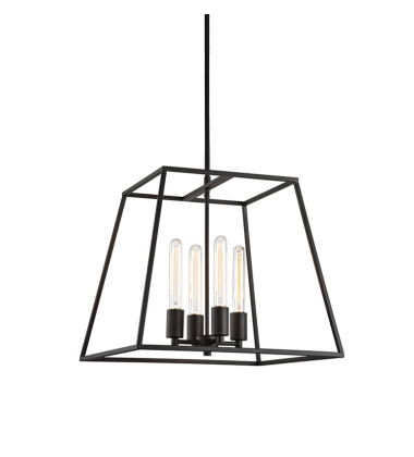 60 Watt Medium E26 Rusty Black Metal Chandelier (C57004RB) - Matteo 60 Watt Medium E26 Rusty Black Metal Chandelier (C57004RB) - Matteo