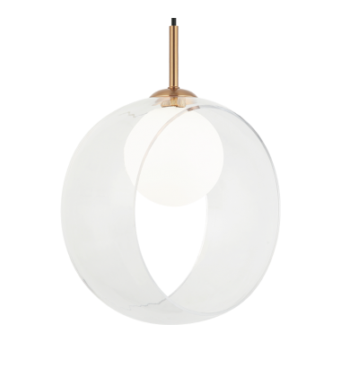  5W LED G9 Aged Gold Brass Metal Pendants (C60611AGCL) - Matteo