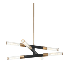  40 Watt Medium E26  Aged Gold Brass Metal Pendant (C61206MBAG) - Matteo