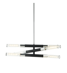  40 Watt Medium E26  Matte Black Metal Pendant (C61206MBCH) - Matteo
