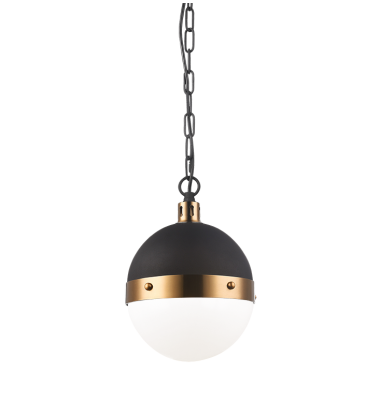  60 Watt Medium E26  Aged Gold Brass Metal Pendant (C61801AGOP) - Matteo