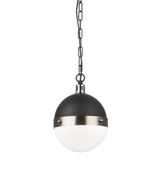  60 Watt Medium E26  Brushed Nickel Metal Pendant (C61801BNOP) - Matteo
