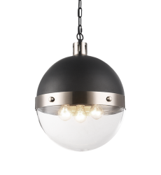  60 Watt Medium E26  Brushed Nickel Metal Pendant (C61803BNCL) - Matteo