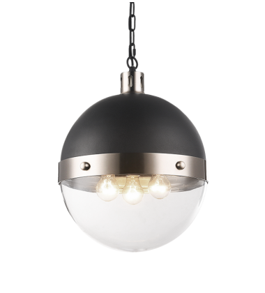  60 Watt Medium E26  Brushed Nickel Metal Pendant (C61803BNCL) - Matteo