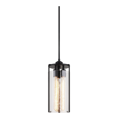 60 Watt Medium E26 Black Metal Pendants (C62203BK) - Matteo 60 Watt Medium E26 Black Metal Pendants (C62203BK) - Matteo