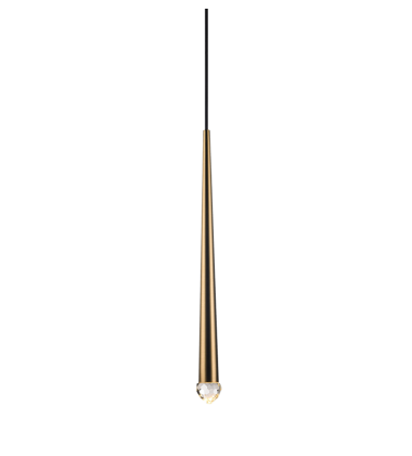 4.5 Watt LED Aged Gold Brass Metal Pendant (C62701AG) - Matteo 4.5 Watt LED Aged Gold Brass Metal Pendant (C62701AG) - Matteo