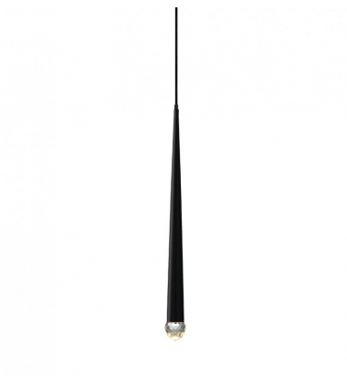  4.5 Watt LED Matte Black Metal Pendant (C62701MB) - Matteo