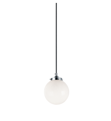  40 Watt Candelabra E12  Chrome Metal Pendant (C63001CHOP) - Matteo