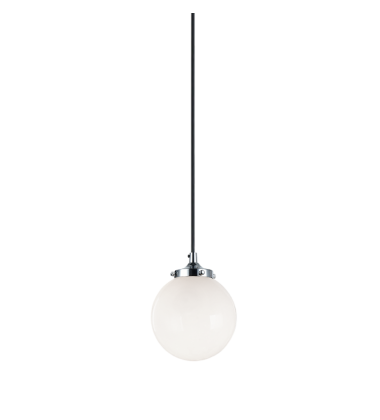  40 Watt Candelabra E12  Chrome Metal Pendant (C63001CHOP) - Matteo